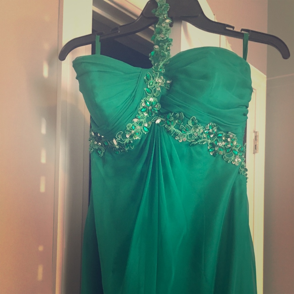 Green prom dress